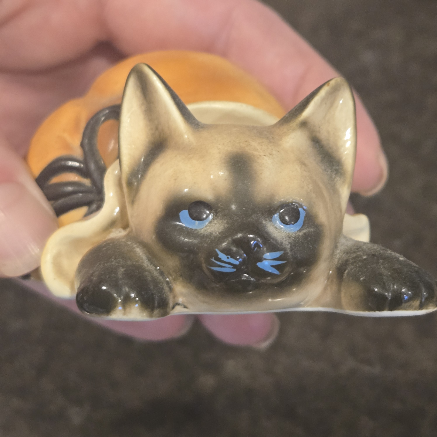 Vintage ENESCO Siamese Cat Figurine - photo 3