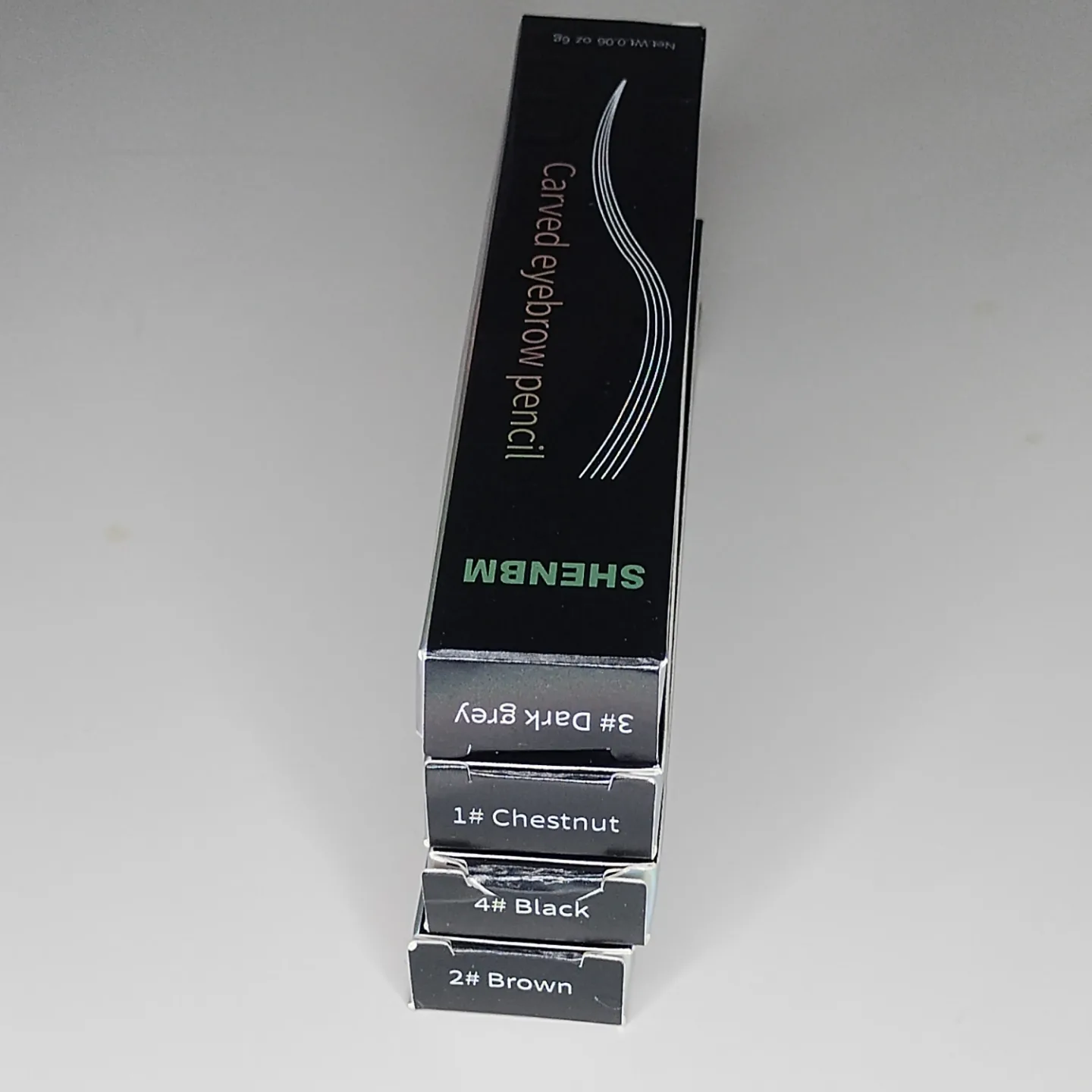 SHENBM Carved Eyebrow Pencil image indicator(3)