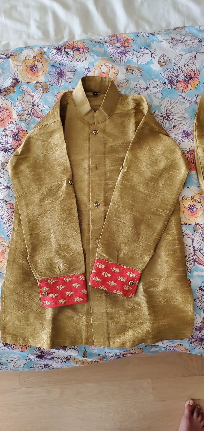Kids' Traditional Indian Outfit - Sherwani and Churidar Set - photo 3