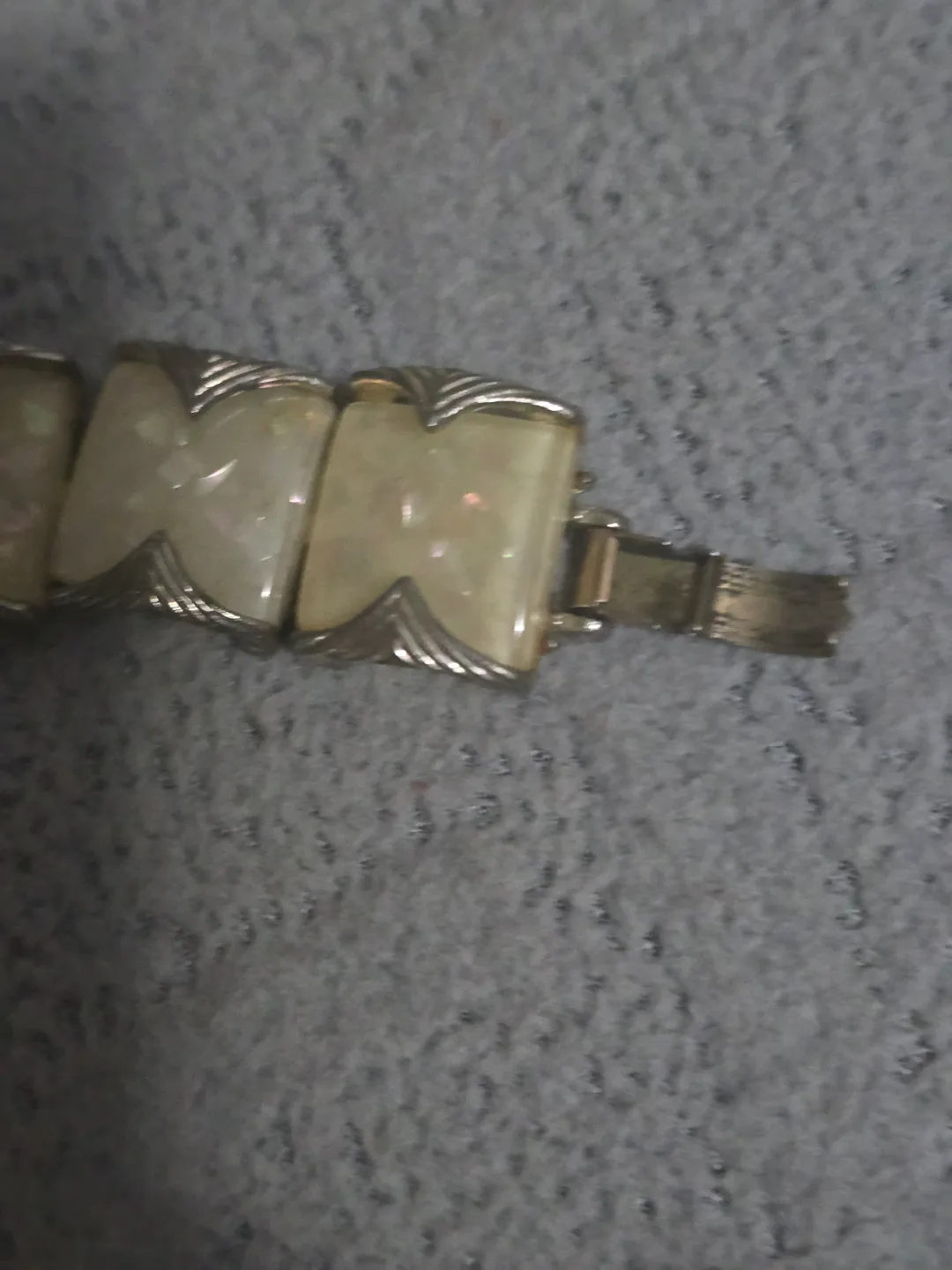 Coro Vintage Confetti Lucite Mid Century Bracelet image indicator(2)