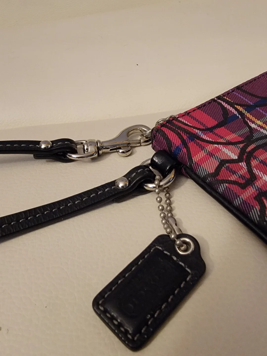 Coach Plaid Wristlet image indicator(3)