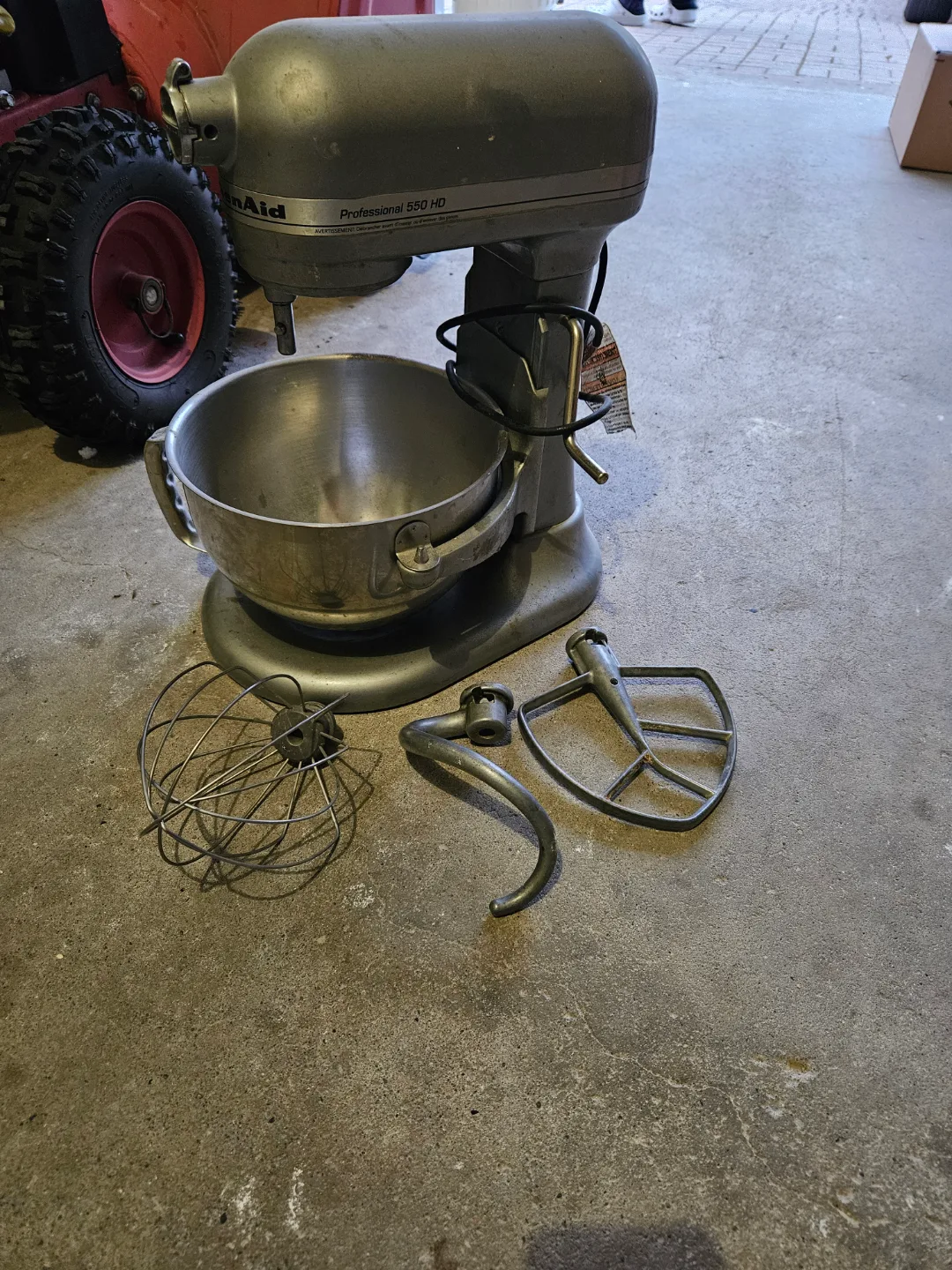 for parts only. KitchenAid Professional 550 HD Stand Mixer thumbnail