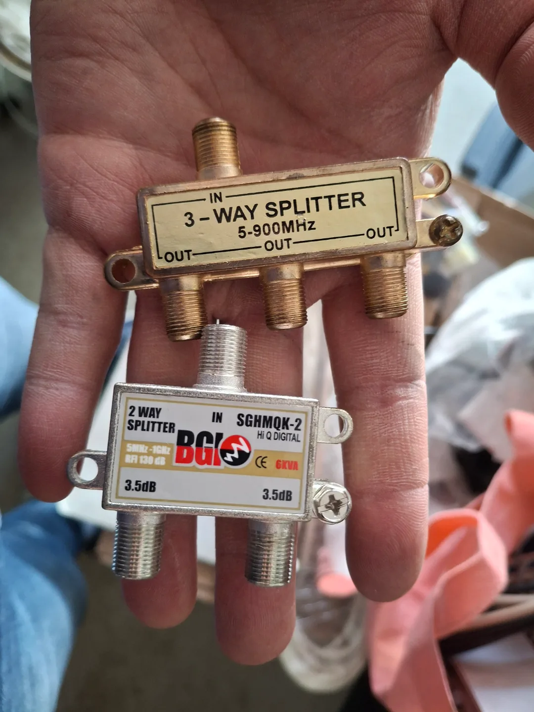 Coaxial Cables, Ethernet Cables, Splitters image indicator(3)