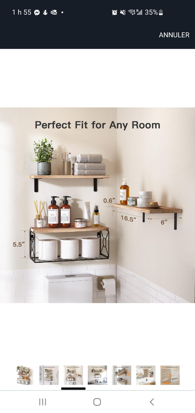 Brand New Wall Mounted Bathroom Shelf Organizer - photo 2