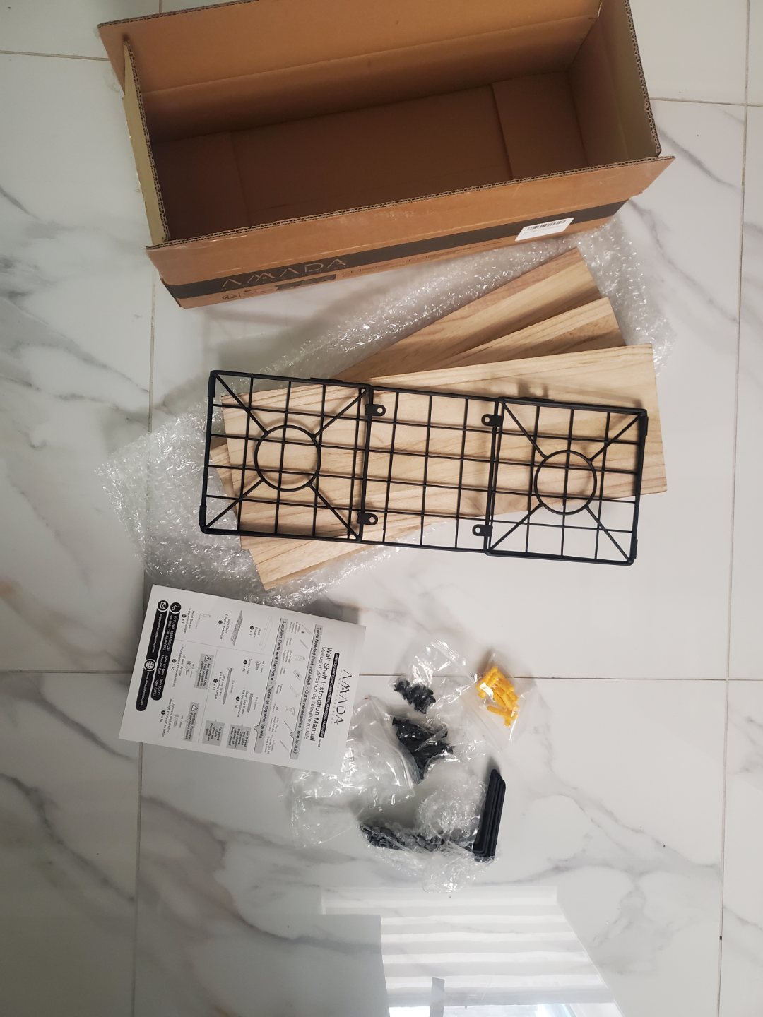 Brand New Wall Mounted Bathroom Shelf Organizer - photo 3