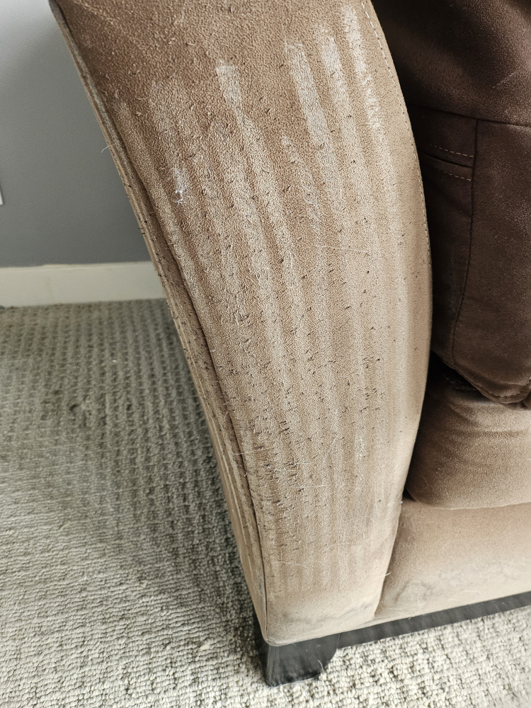 Brown Sectional Sofa with Ottoman - photo 5