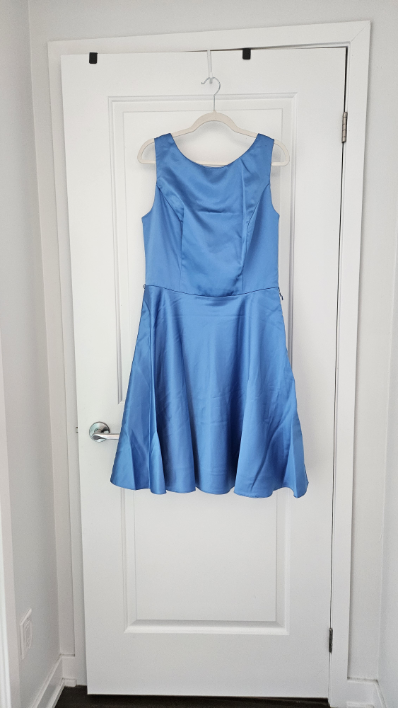 NEGOTIABLE - Stunning Blue Dress by Dessy Collection, Medium