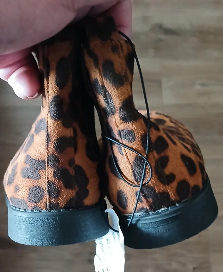 Hype Leopard Print Ankle Boots - Size 7 1/2 image indicator(2)