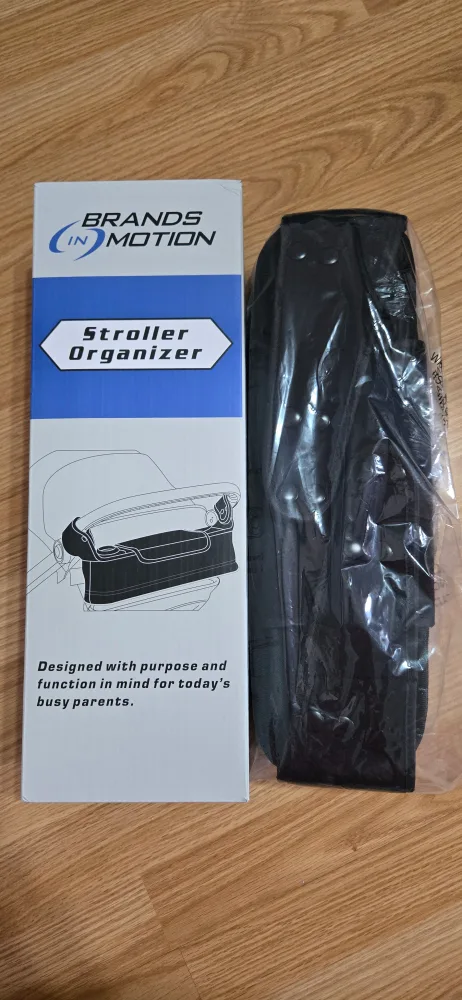 Brands In Motion Stroller Organizer - Black thumbnail