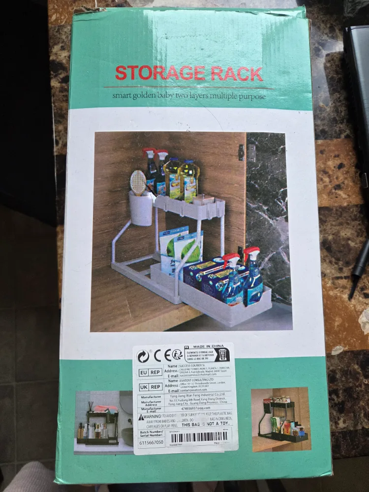 Brand New 2 tier multiple purpose Storage Rack $15 Firm thumbnail