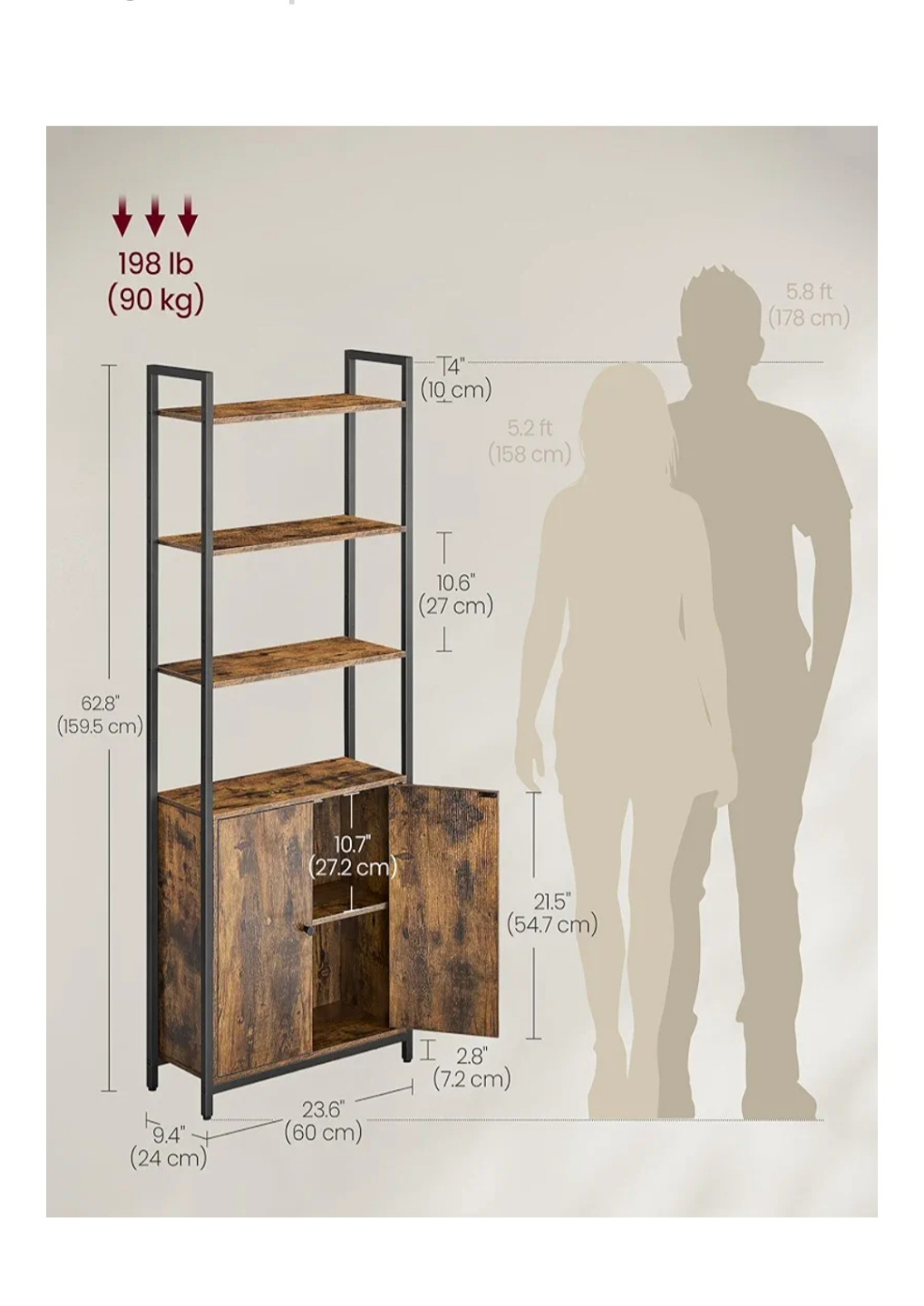 Modern Shelf with Cabinet - photo 2
