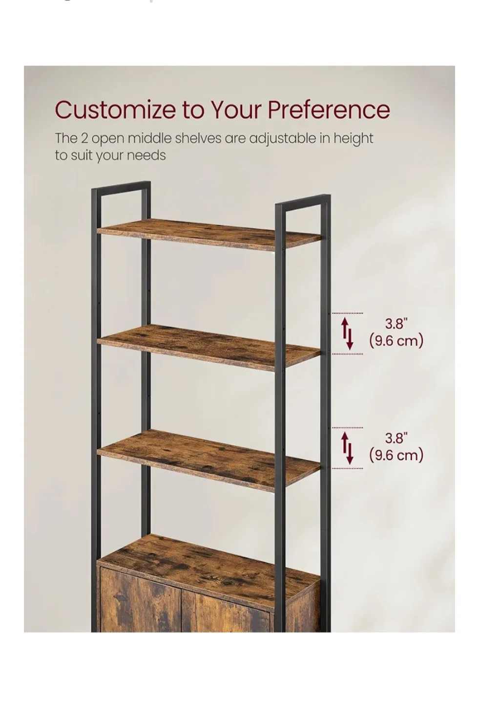 Modern Shelf with Cabinet image indicator(3)