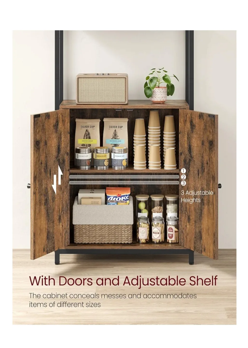 Modern Shelf with Cabinet image indicator(4)