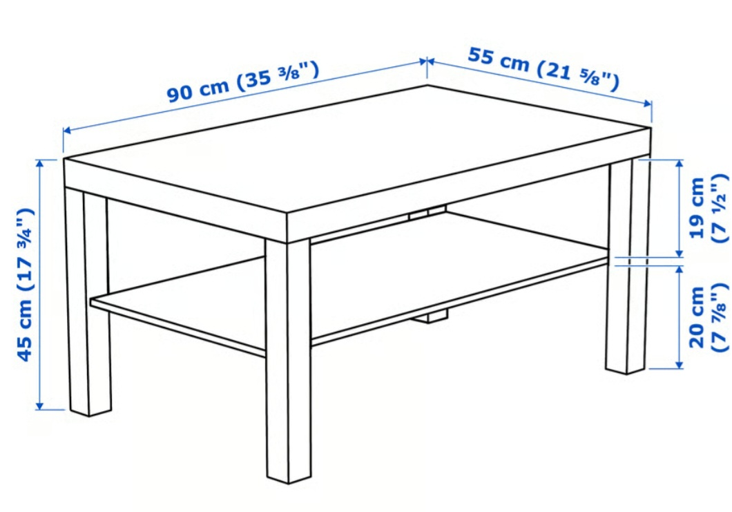 IKEA Lack Coffee Table - Brown - photo 3