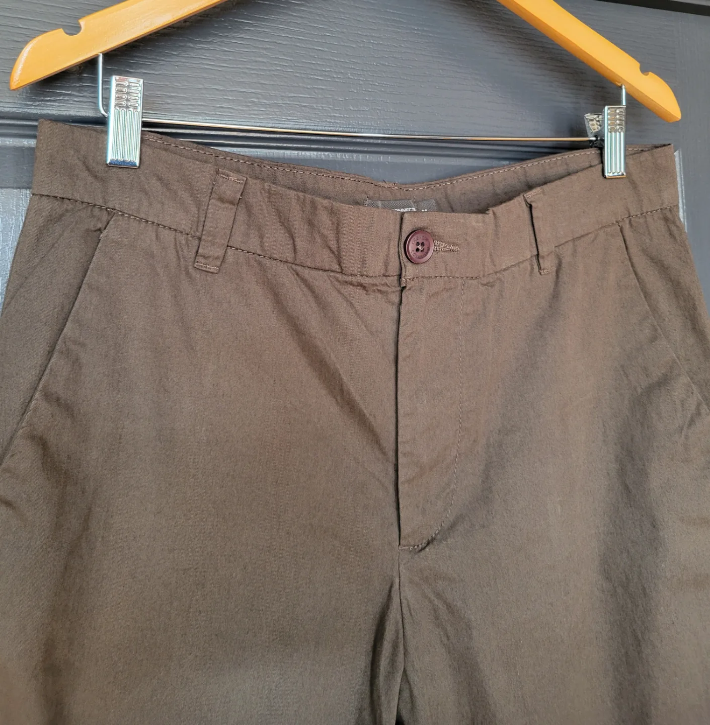 New French Connection Mens Brown Chino Pants - 32" Waist image indicator(3)