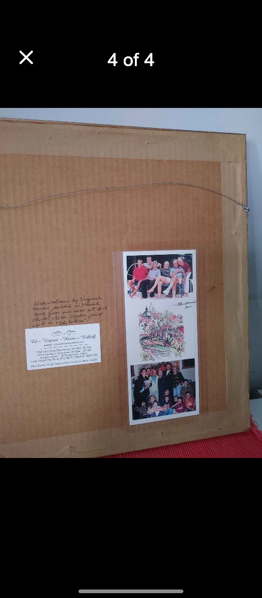 Framed Watercolour image indicator(4)