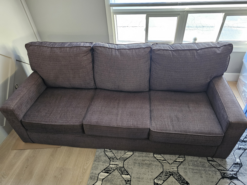 Brown Sofa and Armchair Set