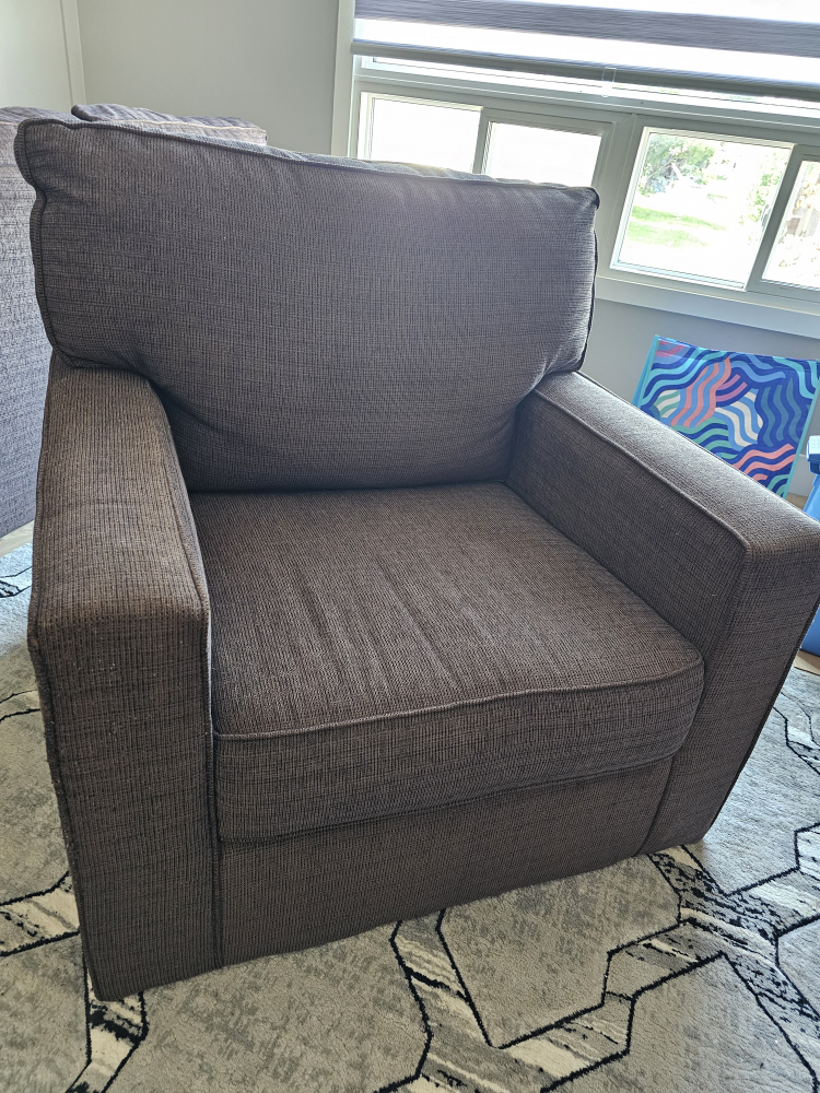 Brown Sofa and Armchair Set - photo 3