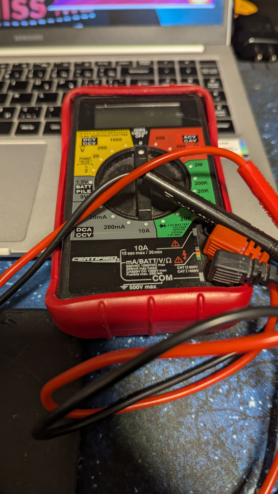 Certified Digital Multimeter tester