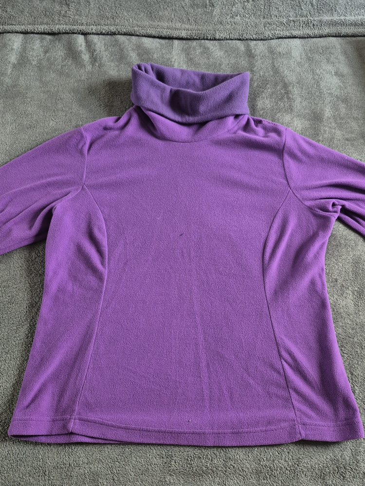 quechua fleece turtleneck sweater