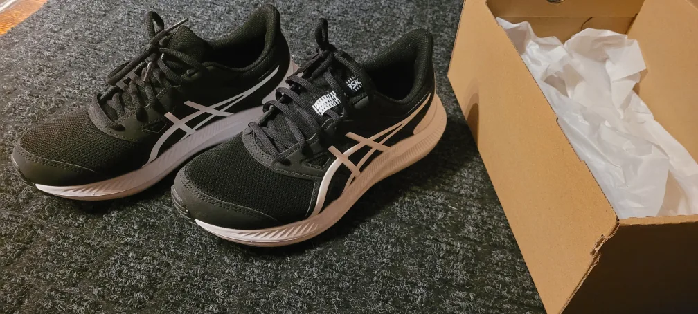 ASICS Women's Running Shoes - US 7 Wide - Black/White image indicator(8)