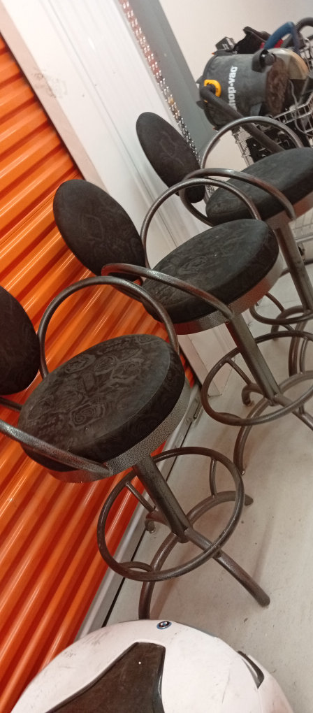 Set of 3 Bar Stools - photo 2
