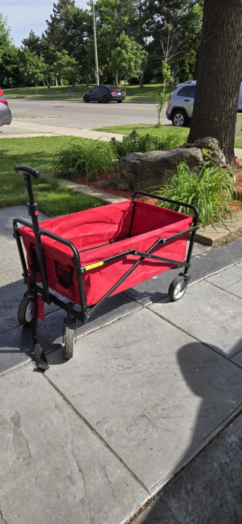 Red Folding Wagon - photo 2