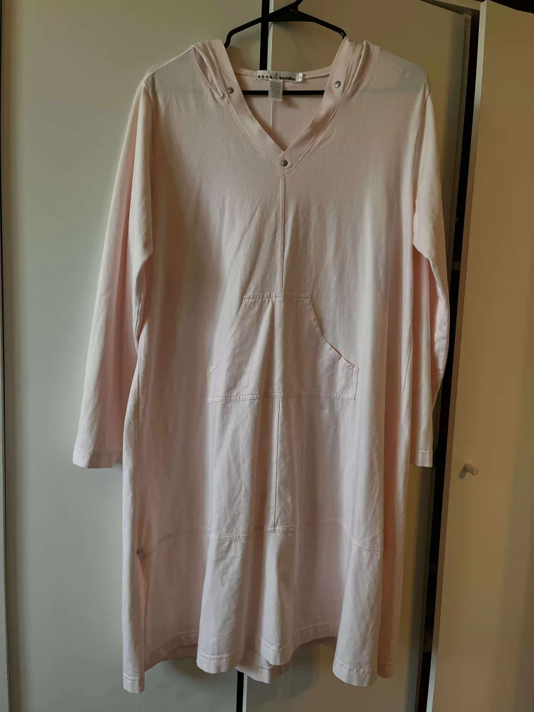 Light Pink Hooded Dress