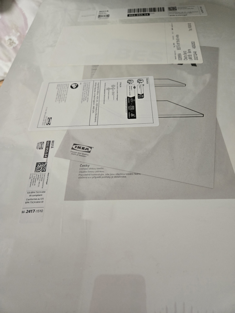 2 New IKEA BESTA Shelves