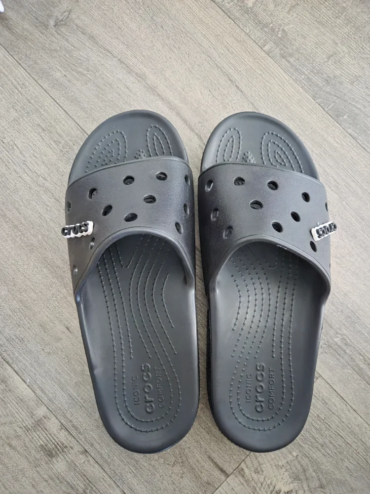 Crocs Men's M12 Black Slides thumbnail