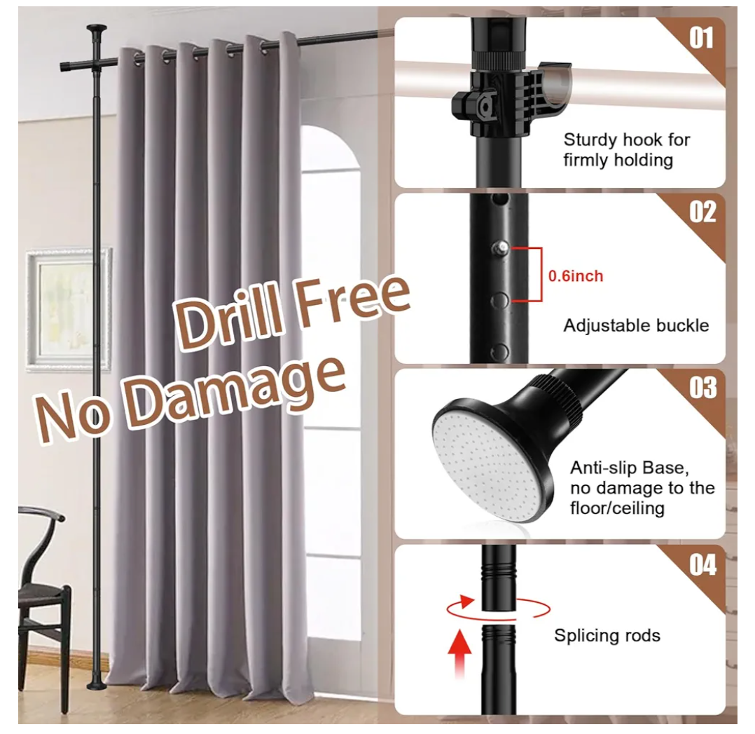 Adjustable Curtain Rod - photo 2