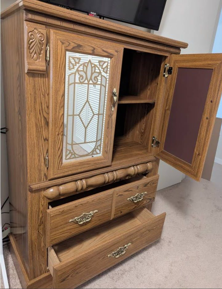 Bedroom Set - Headboard, Nightstand, Armoire