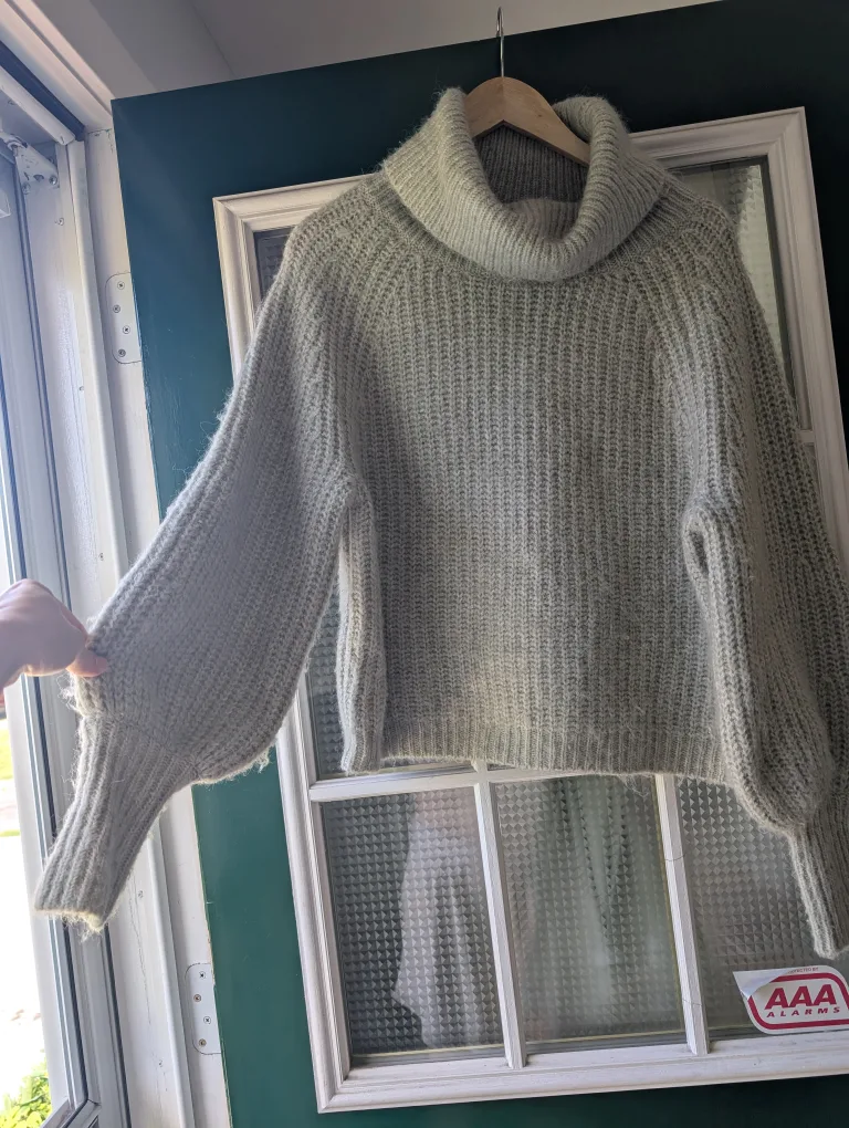 Mint Green Cozy Sweater image indicator(3)