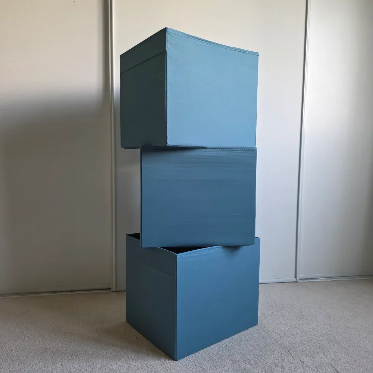 Set of 3 IKEA DRÖNA Storage Cubes thumbnail
