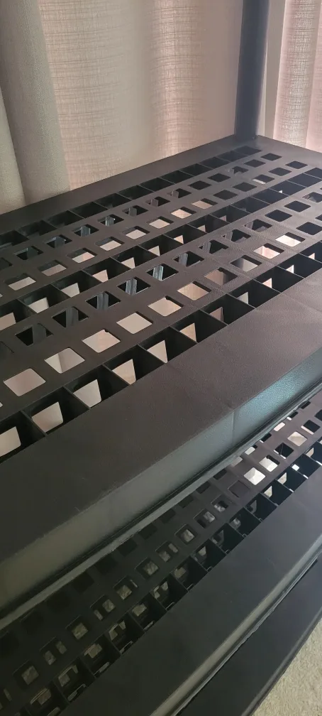 Black Plastic 4-Tier Shelf image indicator(4)