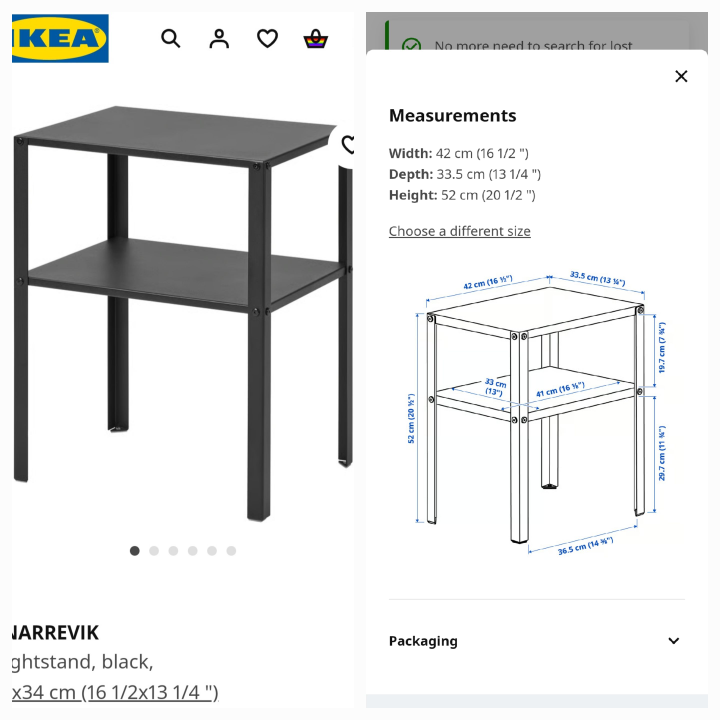 IKEA Jarrevik Nightstand - photo 2