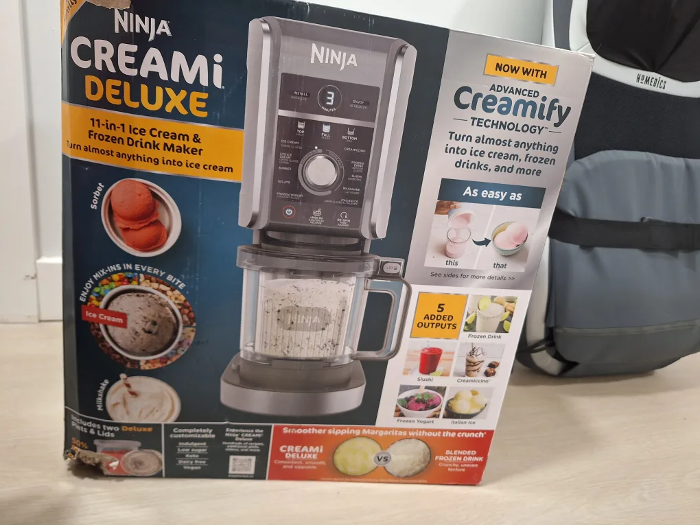 Ninja CREAMi Deluxe 11-in-1 Ice Cream & Frozen Drink Maker thumbnail