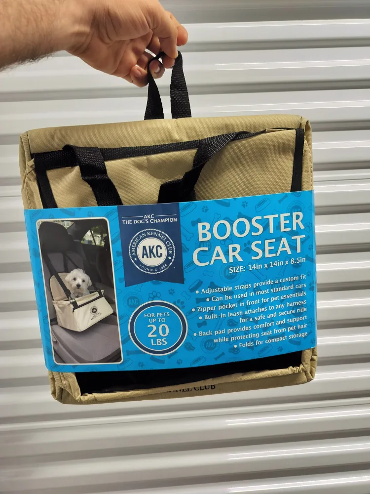 AKC Booster Car Seat - 14x14x8.5 inches thumbnail