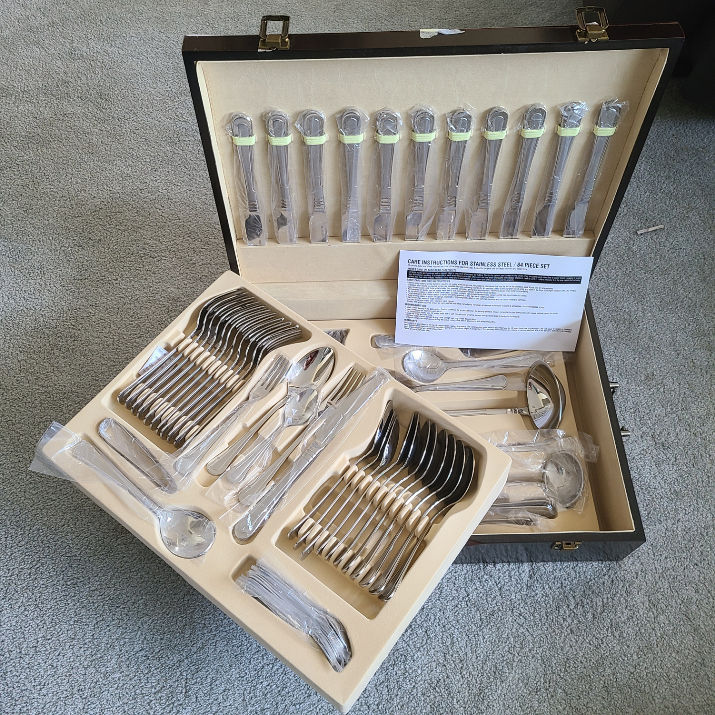 Stokes 84 Piece Stainless Steel Flatware Set - photo 4