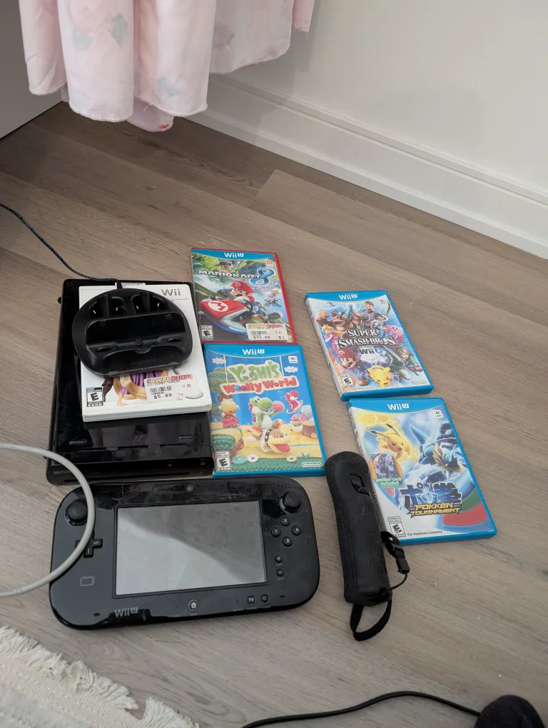 Nintendo Wii U Console with Games thumbnail