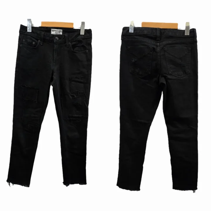 10 Crosby Derek Lam Denim Mila Patchwork Girlfriend Size 24 image indicator(6)