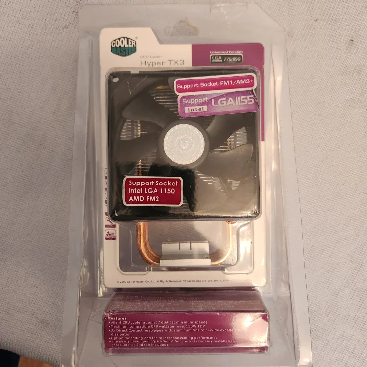 Cooler Master Hyper TX3 CPU Cooler core i5 i3 AM3 thumbnail