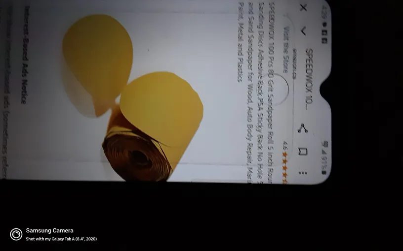 SPEEDWOX 80 Grit Sandpaper Roll 100 Pcs image indicator(2)