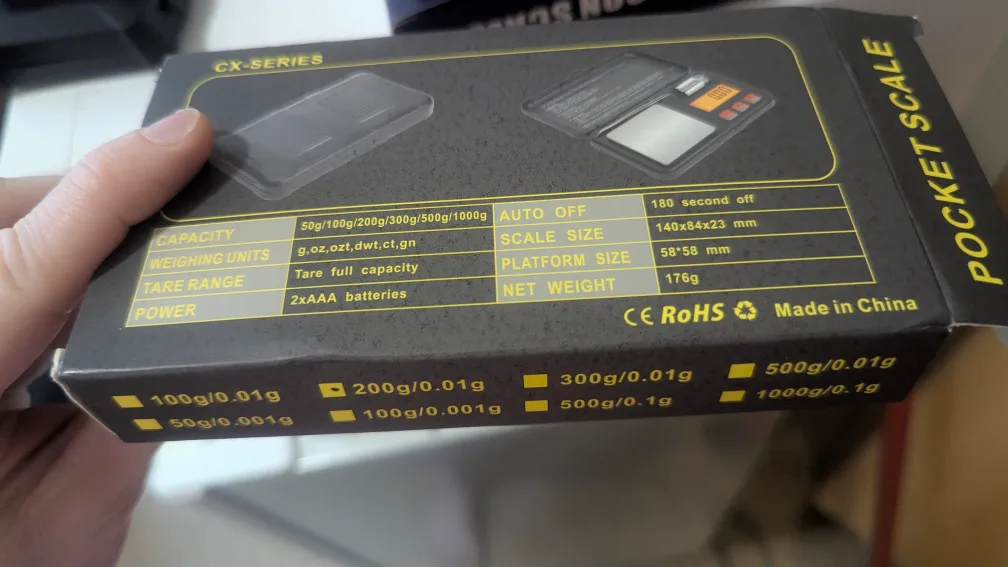 Pocket scale with weight image indicator(2)