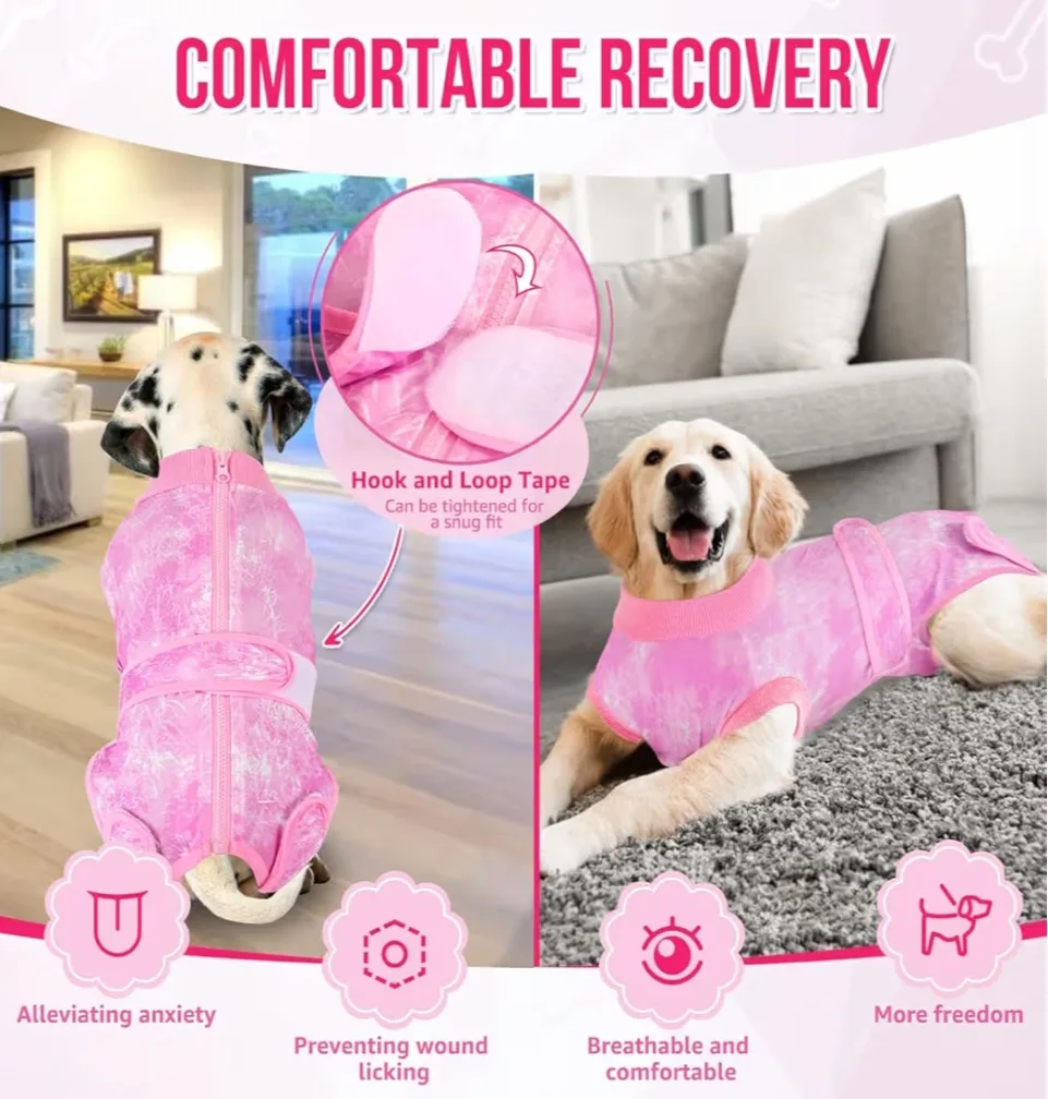Pink Dog recovery suit - Size L image indicator(7)