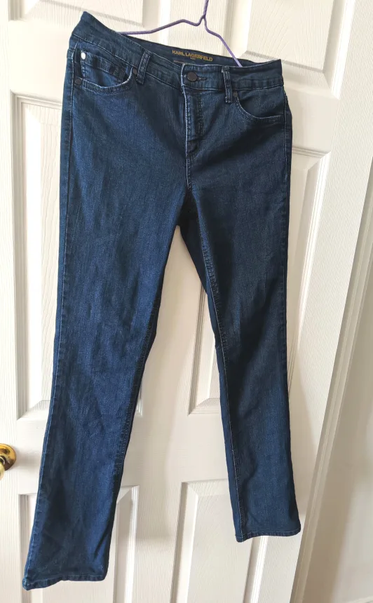 Karl Lagerfeld Dark Wash Jeans thumbnail