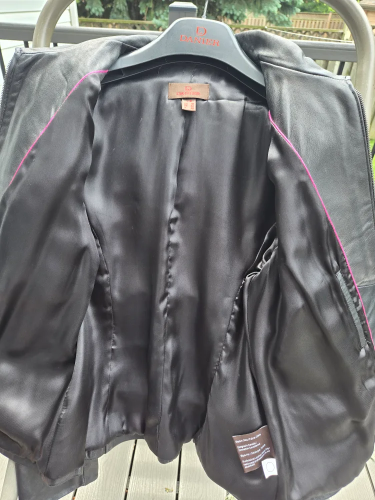 Danier Black Leather Jacket image indicator(3)