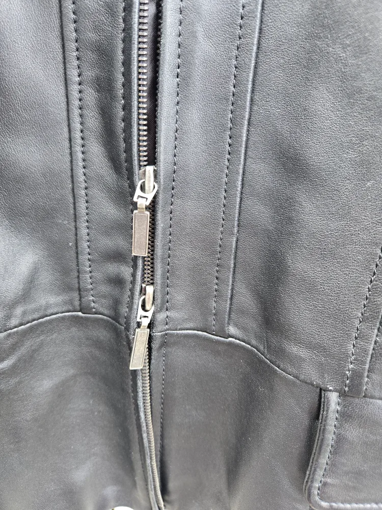 Danier Black Leather Jacket image indicator(4)