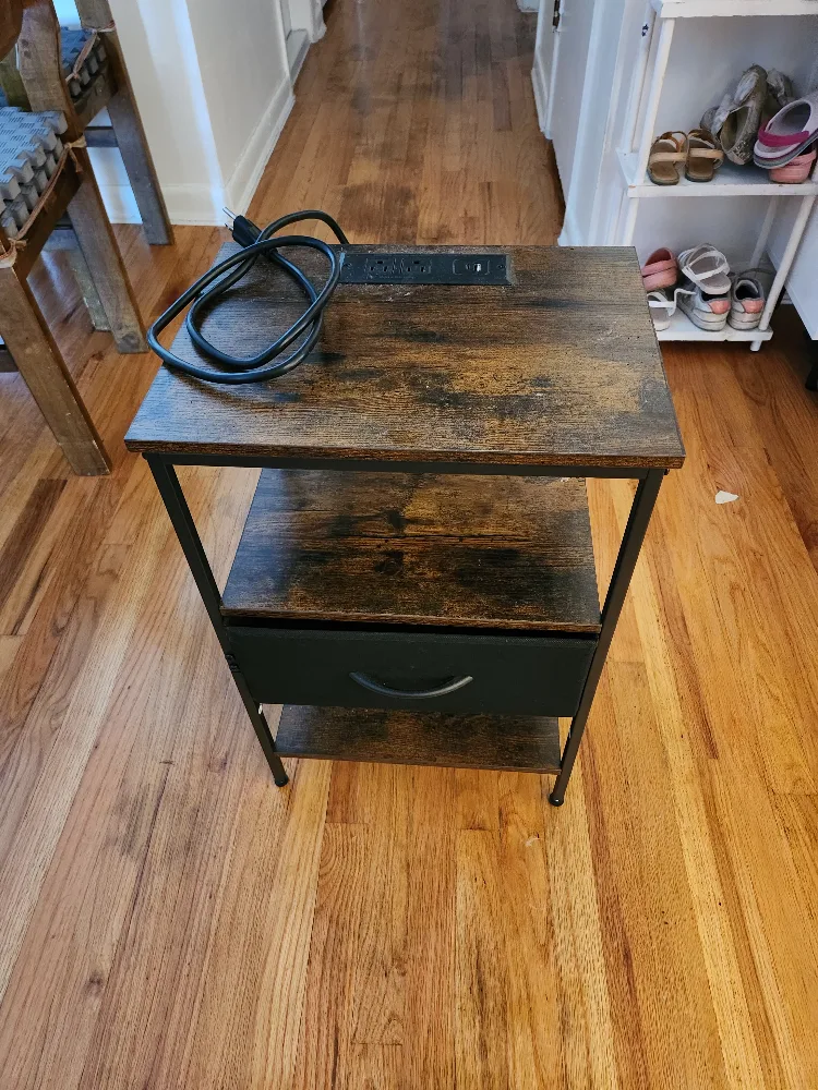 Side Table with USB Ports and Drawer 🥕 thumbnail