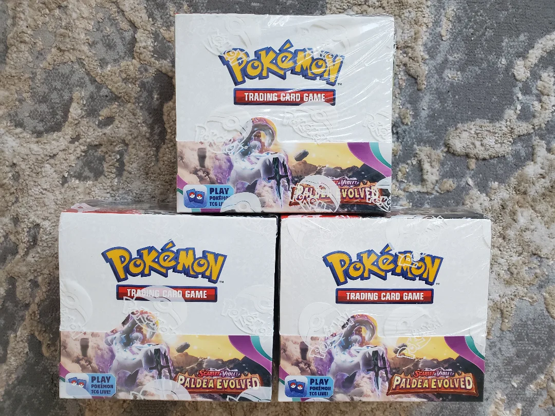 pokemon: paldea evolved booster box thumbnail
